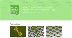 Desktop Screenshot of cleanenergylabs.com